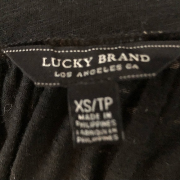 Lucky Brand flowered black and white blouse - Picture 5 of 6